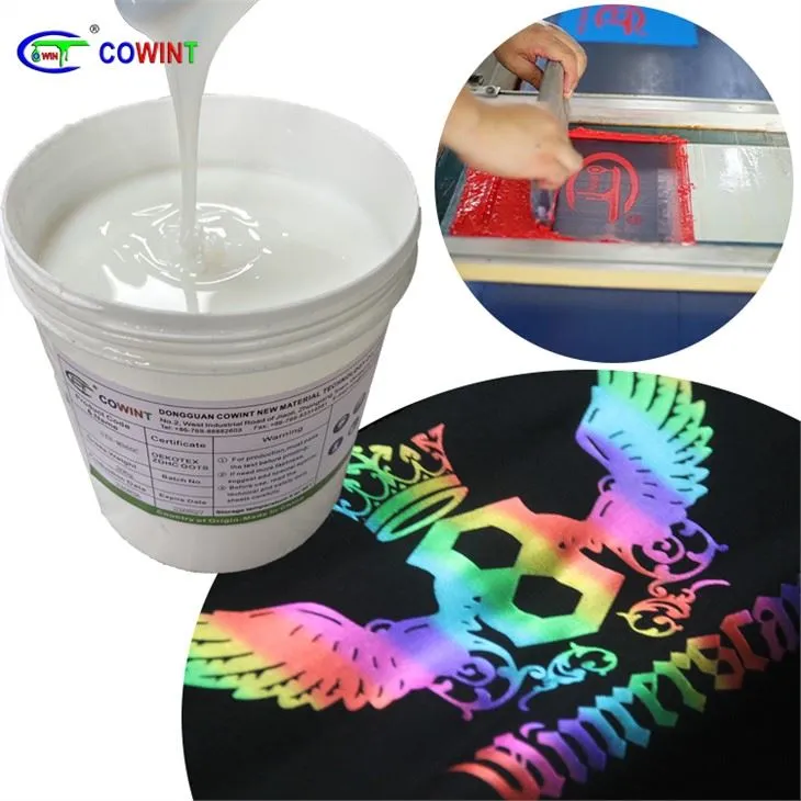 چاپ روی صفحه Cowint خمیر برنزه داغ با سرعت بالا و براق بالا